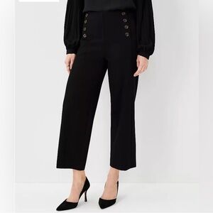 Ann Taylor Sailor Wide Leg Crop